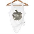 Apple Camoflauge Clothing Camo Student Teacher Cute School Flowy Tank, novelty gifts, funny gifts