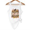 Autumn Fall SPED ED Teacher Thankful Grateful Pumpkin Retro Flowy Tank, novelty gifts, funny gifts