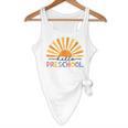 Back To School Hello Preschool For Kids Teacher Women Flowy Tank, novelty gifts, funny gifts Back To School Hello Preschool For Kids Teacher Women Flowy Tank, novelty gifts, funny gifts