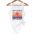 Take Chances Make Mistakes Get Messy Vintage Teacher Life Flowy Tank, novelty gifts, funny gifts Take Chances Make Mistakes Get Messy Vintage Teacher Life Flowy Tank, novelty gifts, funny gifts