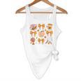 Coquette Bow Teacher Thanksgiving Fall Autumn Girls Women Flowy Tank, novelty gifts, funny gifts