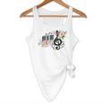 Cut Music Teacher Shirt With a Piano Keys Notes And Flowers Flowy Tank, novelty gifts, funny gifts