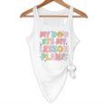 My Dog Ate My Lesson Plan Kindergarten Teacher Dog Lover For Men Women Flowy Tank, novelty gifts, funny gifts