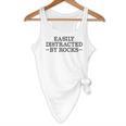 Easily Distracted By Rocks Rock Lover Geology Teacher Flowy Tank, novelty gifts, funny gifts