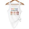 Everyone Is Welcome Here Idaho Teacher Flowy Tank, novelty gifts, funny gifts Everyone Is Welcome Here Idaho Teacher Flowy Tank, novelty gifts, funny gifts