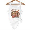 Fall Book Pumpkin Retro Reading Halloween Teacher Flowy Tank, novelty gifts, funny gifts Fall Book Pumpkin Retro Reading Halloween Teacher Flowy Tank, novelty gifts, funny gifts