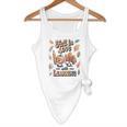Fall In Love With Learning Teacher Autumn School Flowy Tank, novelty gifts, funny gifts