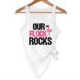 Our Flock Rocks Flamingo Mother's Day Teacher Flowy Tank, novelty gifts, funny gifts Our Flock Rocks Flamingo Mother's Day Teacher Flowy Tank, novelty gifts, funny gifts