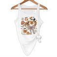 Ghost Reading Books Halloween Bow Spooky Teacher Student Flowy Tank, novelty gifts, funny gifts Ghost Reading Books Halloween Bow Spooky Teacher Student Flowy Tank, novelty gifts, funny gifts
