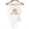Good Day To Teach Tiny Humans Rainbow Teacher Flowy Tank, novelty gifts, funny gifts