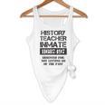 Halloween History Teacher Prisoner Costume Flowy Tank, novelty gifts, funny gifts Halloween History Teacher Prisoner Costume Flowy Tank, novelty gifts, funny gifts