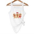 Hanging With My Cookies Gingerbread Christmas Teacher Xmas Flowy Tank, novelty gifts, funny gifts