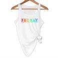 Happy Fri Yay Teacher Friday Flowy Tank, novelty gifts, funny gifts Happy Fri Yay Teacher Friday Flowy Tank, novelty gifts, funny gifts
