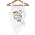 Happy To See Your Face Smile Face Teacher Back To School Flowy Tank, novelty gifts, funny gifts