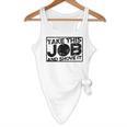 Take This Job And Shove It Teacher And Technician Work For Men Women Flowy Tank, novelty gifts, funny gifts