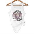 Just a Teacher Who Loves Elephants Elephant Lover Educator Flowy Tank, novelty gifts, funny gifts Just a Teacher Who Loves Elephants Elephant Lover Educator Flowy Tank, novelty gifts, funny gifts