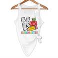 K Is For Kindergarten Teacher Pencil Apple Back To School Flowy Tank, novelty gifts, funny gifts K Is For Kindergarten Teacher Pencil Apple Back To School Flowy Tank, novelty gifts, funny gifts
