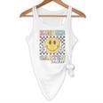 Kindergarten Teacher Team Hippie Smile Face Back To School Flowy Tank, novelty gifts, funny gifts Kindergarten Teacher Team Hippie Smile Face Back To School Flowy Tank, novelty gifts, funny gifts