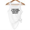 Lie Teacher Saying Humor School Class Women's Flowy Tank, novelty gifts, funny gifts