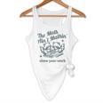 The Math Ain't Mathing Math Teacher Sarcastic Raccoon Flowy Tank, novelty gifts, funny gifts