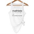 Mathlete Definition Math Math Teacher Nerd Geek Men Women Girls Kids Flowy Tank, novelty gifts, funny gifts