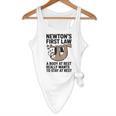 Newtons First Law Physics Jokes Science Teacher Flowy Tank, novelty gifts, funny gifts Newtons First Law Physics Jokes Science Teacher Flowy Tank, novelty gifts, funny gifts