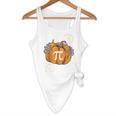 Pi Day Pumpkin Pi Math Teacher Halloween Costume Flowy Tank, novelty gifts, funny gifts