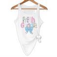 Preppy Fifth Grade Teacher Blue Floral Coquette Pencil Bow Flowy Tank, novelty gifts, funny gifts Preppy Fifth Grade Teacher Blue Floral Coquette Pencil Bow Flowy Tank, novelty gifts, funny gifts