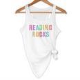 READING ROCKS English Teacher ELA ABCD Read Star Kinder Flowy Tank, novelty gifts, funny gifts READING ROCKS English Teacher ELA ABCD Read Star Kinder Flowy Tank, novelty gifts, funny gifts