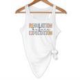 Regulation Before Expectation Occupational Therapy Teacher Flowy Tank, novelty gifts, funny gifts