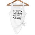 Retro The Best Teachers Are A Bit Batty Halloween Teacher Flowy Tank, novelty gifts, funny gifts