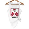 Retro All Done Christmas Special Ed Teacher Team Santa Women Flowy Tank, novelty gifts, funny gifts