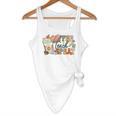 Retro Grovvy Coffee Teach Repeat Teacher Flowy Tank, novelty gifts, funny gifts