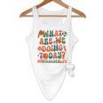 Retro PE Teacher What Are We Doing Today School Coach Women Flowy Tank, novelty gifts, funny gifts Retro PE Teacher What Are We Doing Today School Coach Women Flowy Tank, novelty gifts, funny gifts