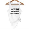 Solve The Problem 9×74 Math Teacher Flowy Tank, novelty gifts, funny gifts Solve The Problem 9×74 Math Teacher Flowy Tank, novelty gifts, funny gifts
