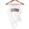 Teacher Filipino Vintage Heritage DNA Flag Flowy Tank, novelty gifts, funny gifts Teacher Filipino Vintage Heritage DNA Flag Flowy Tank, novelty gifts, funny gifts