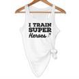 I Train Superheroes For Teacher Coach Men Women Flowy Tank, novelty gifts, funny gifts