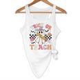 Trick Or Teach Groovy Teacher Halloween Retro Floral Ghost Flowy Tank, novelty gifts, funny gifts Trick Or Teach Groovy Teacher Halloween Retro Floral Ghost Flowy Tank, novelty gifts, funny gifts