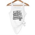 Weird Teachers Build Character School Pun Flowy Tank, novelty gifts, funny gifts Weird Teachers Build Character School Pun Flowy Tank, novelty gifts, funny gifts