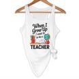 When I Grow Up I Want To Be Teacher Kids Flowy Tank, novelty gifts, funny gifts When I Grow Up I Want To Be Teacher Kids Flowy Tank, novelty gifts, funny gifts
