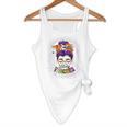 Witchy Teacher Halloween Messy Bun Teacher Bleached Flowy Tank, novelty gifts, funny gifts Witchy Teacher Halloween Messy Bun Teacher Bleached Flowy Tank, novelty gifts, funny gifts