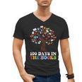 100 Days In The Books Reading Teacher 100th Day Of School Men's V-Neck T-Shirt, trending gift 100 Days In The Books Reading Teacher 100th Day Of School Men's V-Neck T-Shirt, trending gift