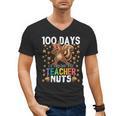 100 Days Of Driving My Teacher Nuts Dabbing Squirrel School Men's V-Neck T-Shirt, trending gift 100 Days Of Driving My Teacher Nuts Dabbing Squirrel School Men's V-Neck T-Shirt, trending gift