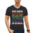 100 Days Of School Heart Love Teacher Or Student 100th Day Men's V-Neck T-Shirt, trending gift 100 Days Of School Heart Love Teacher Or Student 100th Day Men's V-Neck T-Shirt, trending gift