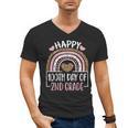 100th Day Of 2nd Grade 100 Days Of School Teacher Men's V-Neck T-Shirt, 2nd Grade Teacher Gifts, trending gift