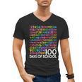 100th Day Of School Teacher Kids 100 Days Math Numbers Men's V-Neck T-Shirt, trending gift 100th Day Of School Teacher Kids 100 Days Math Numbers Men's V-Neck T-Shirt, trending gift