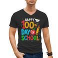 100th Day Of School Teachers Kids Happy 100 Days Men's V-Neck T-Shirt, trending gift 100th Day Of School Teachers Kids Happy 100 Days Men's V-Neck T-Shirt, trending gift
