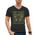 2nd Grade Teacher Student Camo Bow Back To School Men's V-Neck T-Shirt, 2nd Grade Teacher Gifts, trending gift 2nd Grade Teacher Student Camo Bow Back To School Men's V-Neck T-Shirt, 2nd Grade Teacher Gifts, trending gift