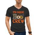 4th Grade Boo Crew Teacher Student Halloween Men's V-Neck T-Shirt, 4th Grade Teacher Gifts, trending gift