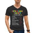5th Grade Teacher Report Card Appreciation Men Women Men's V-Neck T-Shirt, trending gift